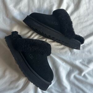 Black UGG Tasman platform slippers size 9 #UGG #Tasman